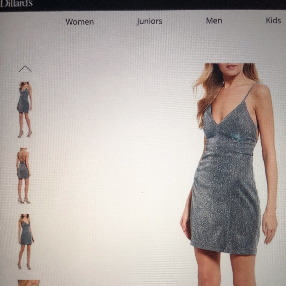 Iridescent Shimmer Lace-Up-Back Bodycon Hoco dress